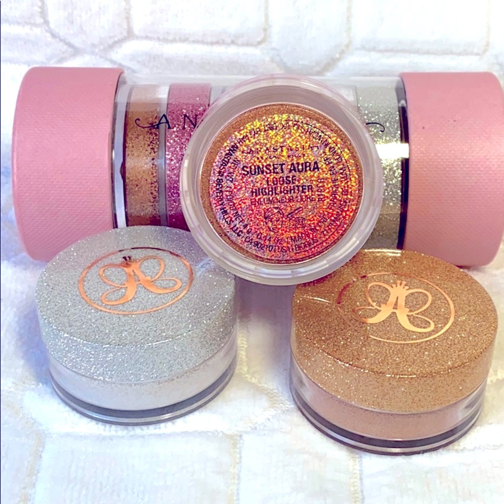 Anastasia ABH Loose Highlighters Copper Gold White BNIB Gift Set 2 available